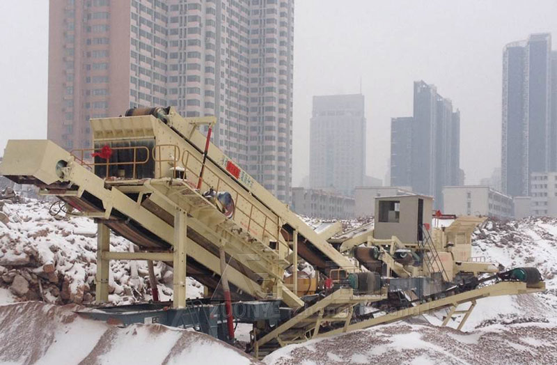 建筑垃圾處理現(xiàn)場